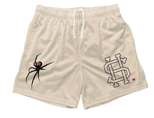 Metamorphosis Spider Shorts Tan