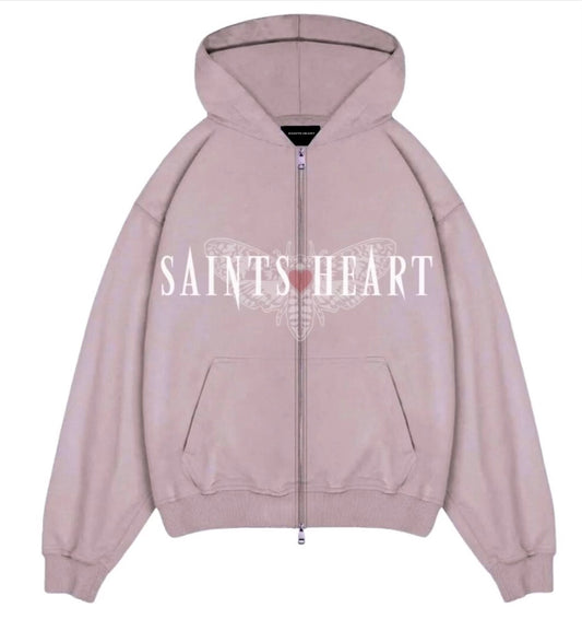 Metamorphosis Pink Zip Up