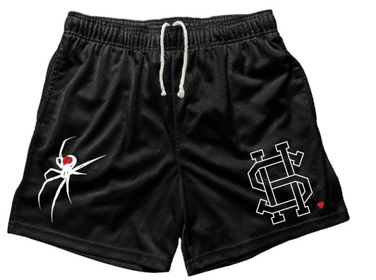 Metamorphosis Spider Shorts Black